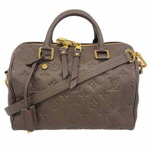 Louis Vuitton Monogram Empreinte Speedy Bandouliere 25 Handbag M40761 Tail 2-...
